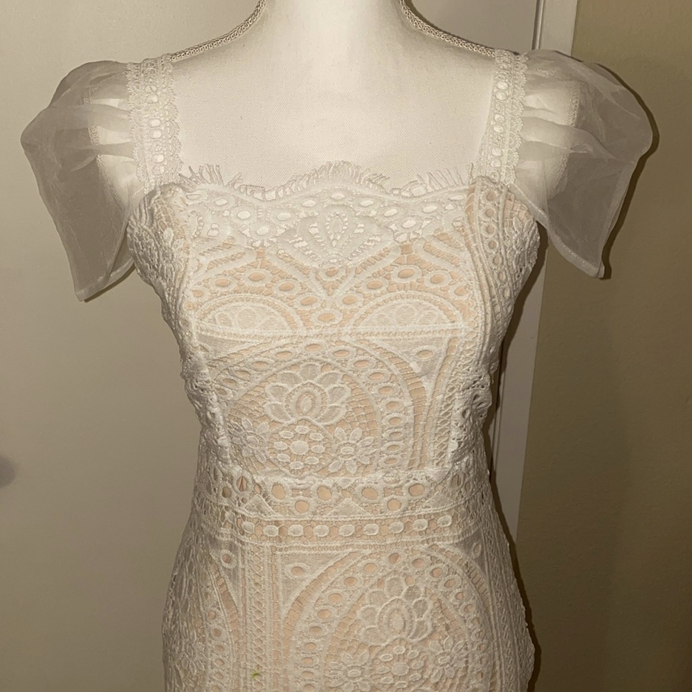 White/ Cream lace dress